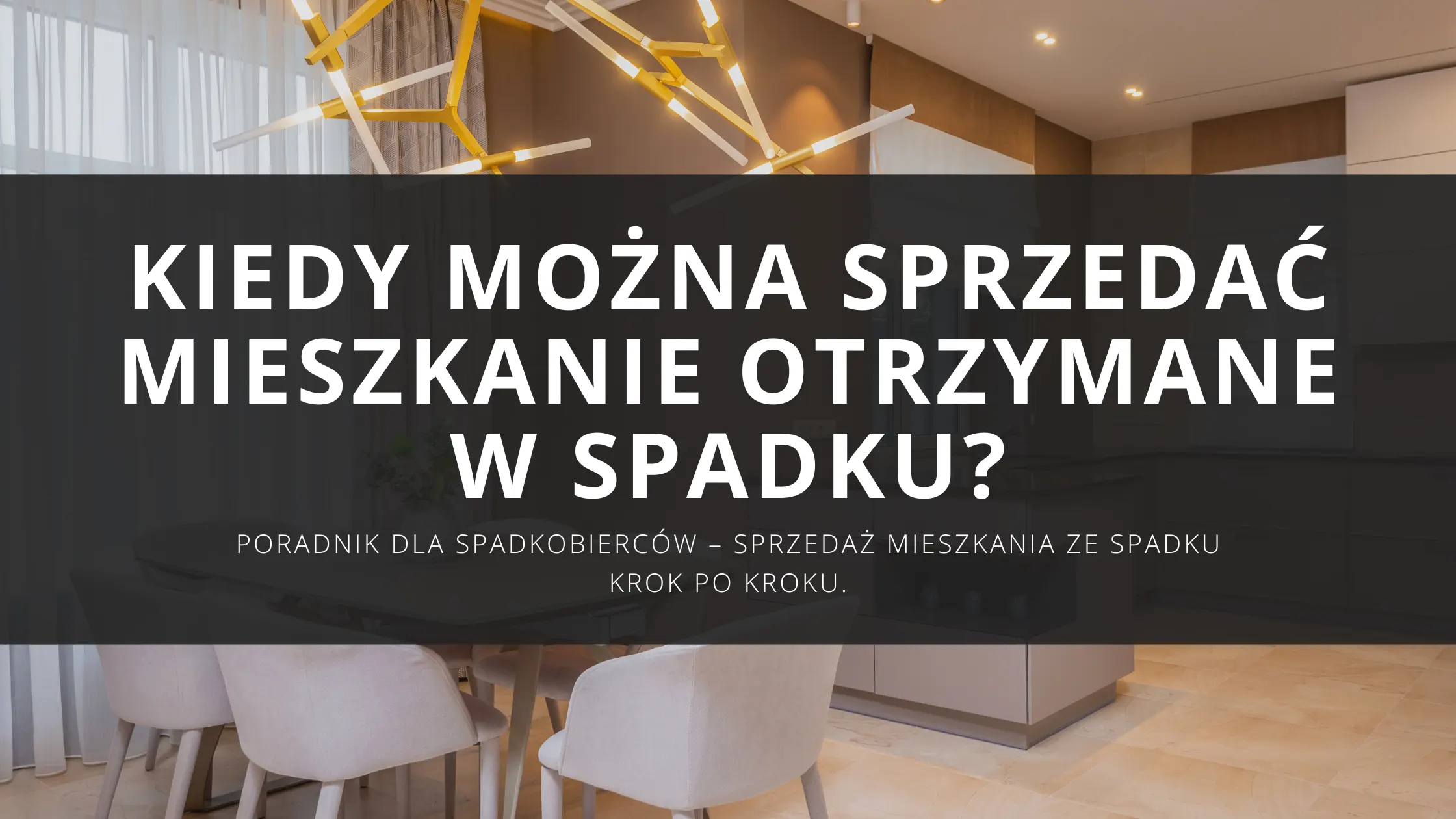 Kiedy i jak można sprzedać mieszkanie otrzymane w spadku?
